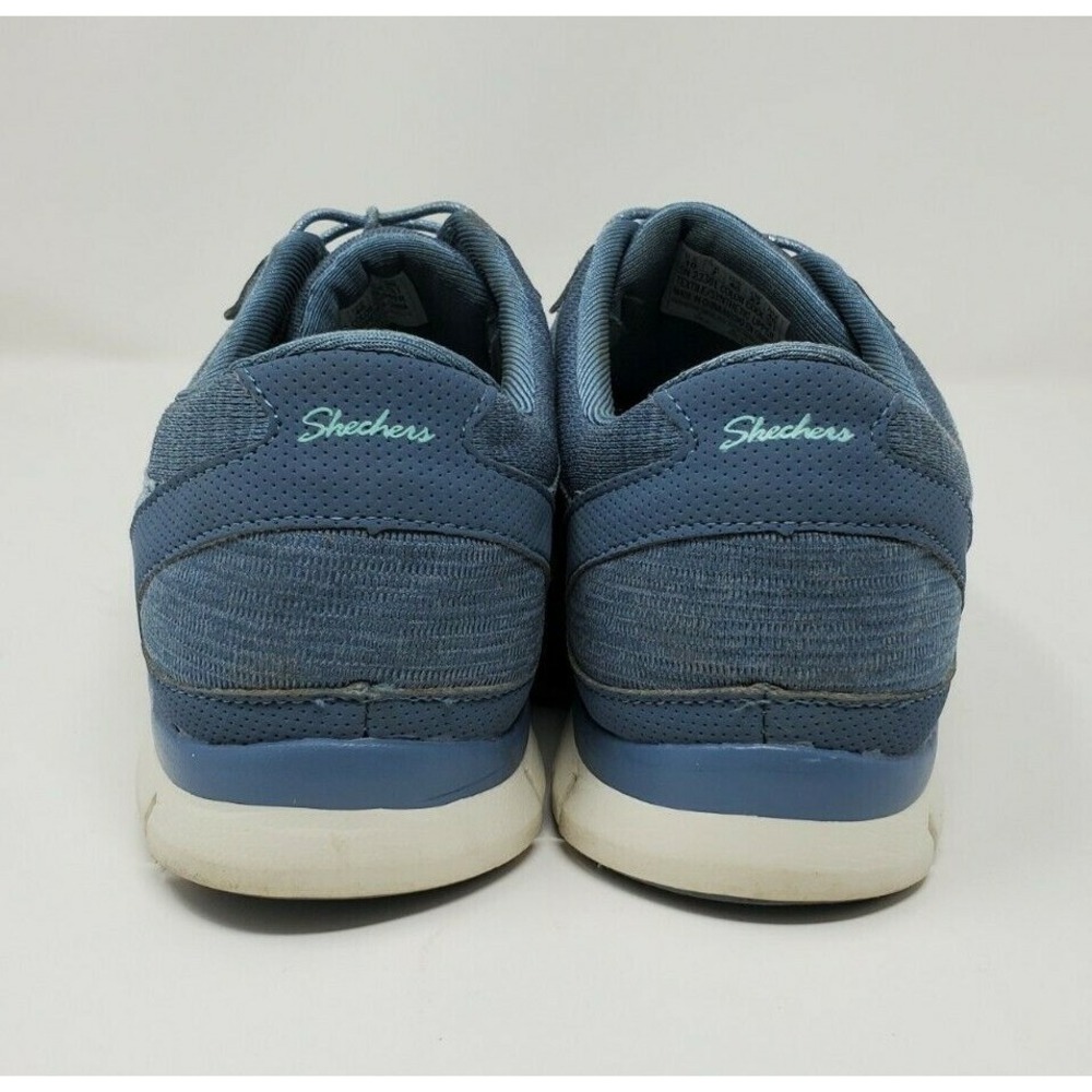 Skechers Womens Gratis This Moment 23361 shoes Teal size 10 - Picture 3 of 13